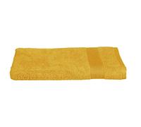 Drap de Bain Essentiel - Coton 450 GR/m² - Jaune Moutarde 100x150 cm - Atmosphera créateur d'intérieur