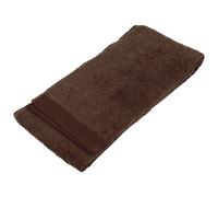 Drap de douche 70x140 cm 100% coton peigné ALBA chocolat
