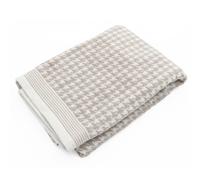 Drap de douche 70x140 cm PIED-DE-POULE beige