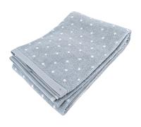 Drap de douche en coton 70X140 cm collection EFFICIENT DOTS bleu capri