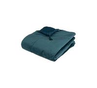 Drap de lit coloris Bleu Canard en polyester - Longueur 180 x Profondeur 80 x Hauteur 2 cm