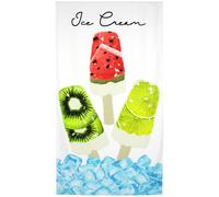 Drap de plage 100x180 cm ICE CREAM Multicolore