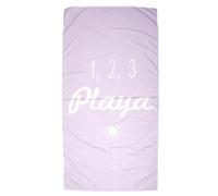 Drap de plage 70x140 cm en polyester KANEOHE modèle "123 Playa" violet