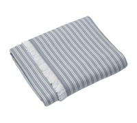 Drap de plage coton 90x185 cm collection LILI FOUTAS bleu marine