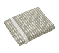 Drap de plage coton 90x185 cm collection LILI FOUTAS vert kaki
