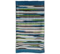 Drap de plage coton velours 100x180 cm collection RIVAGE bleu