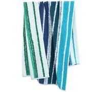 Drap de plage en coton et éponge 75x150 cm SOCOA 480 g/m² vert