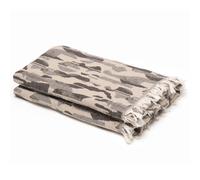 Drap de plage fouta 100% coton 95X180 cm KALYMNOS vert chanvre