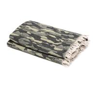 Drap de plage fouta 100% coton 95X180 cm KALYMNOS vert sauge