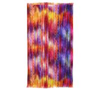 Drap de plage Fouta 100x180 cm 100% coton 270 g/m² BIBIONE Cascade multicolore