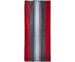 Drap de sauna 85x200 cm pur coton collection SAUNA à rayures rouge