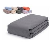 Drap housse- 1 Drap -140x190 cm- 100% coton 57 fils - Bonnet 25 cm - Doux et respirant
