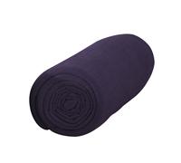 Drap housse 100% coton 57 fils coloris deep purple 90x190
