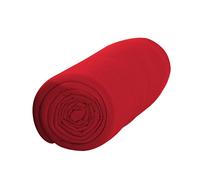 Drap housse 100% coton 57 fils coloris pomme amour 140x190