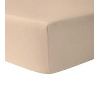 Drap Housse 140 x 190 cm - IVOIRE 100 % coton 57 fils / cm