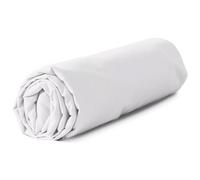 Drap housse 140x190 cm coton lavé LINO blanc