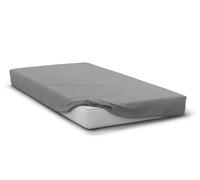 Drap Housse 140x190 cm Gris Clair Bonnet 30 cm- Repassage Ultra Facile - Home linge passion