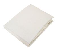 Drap housse 140x190 cm mousseline de coton OPERA beige ivoire