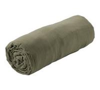 Drap Housse 140x190cm Gaze de Coton Romarin - OUREA - ALTOBUY Vert G