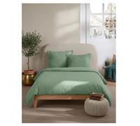 Drap housse 160 x 200 cm Cocon vert