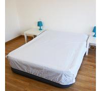 Drap housse 160cm x 200cm pour matelas gonflable 2 places