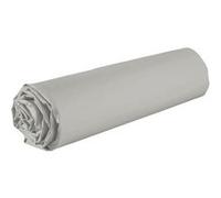 Drap housse 160x200 bonnet 35cm 100% coton gris silver - VITALIA - ALTOBUY Gris