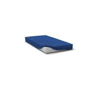Drap Housse 160x200 cm Bleu Bonnet 30 cm- Repassage Ultra Facile - Home linge passion