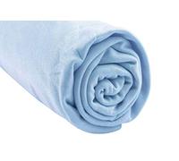 Drap Housse 160x200 cm Lit Deux Places King Size 160 x 200 | Bambou Hypoallergique | Bleu Ciel | Extensible | Sommeil sain | Marque Easy Dort | Oeko-Tex | Qualité Supériere | Fabriqué en Europe
