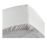 Douceur d'Intérieur Drap-housse Percaline Percale de coton Blanc 160 x 200 cm