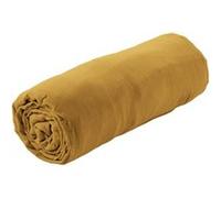 AltoBuy OUREA - Drap Housse 160x200cm Gaze de Coton Safran
