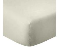 Drap housse 180x200 +35 cm Coton 57 fils Ivoire