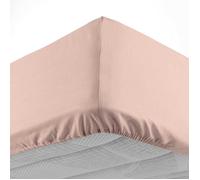 Drap housse 180x200 cm - Bonnet 30 cm - 100% coton - Rose
