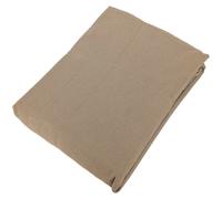 Drap housse 180x200 cm mousseline de coton OPERA marron camel