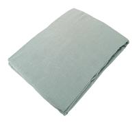 Drap housse 180x200 cm mousseline de coton OPERA vert lichen