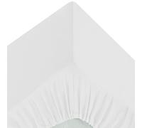 Atmosphera – Drap-housse Percale Blanc 160x200 cm