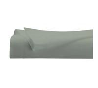 Drap Housse 2 Personnes Percale 180x200cm Vert Tilleul