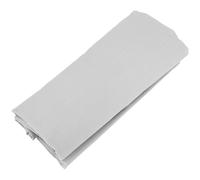 Drap housse 200x200 cm bonnet 30 cm percale de coton PASSION PERCALE gris Nuage