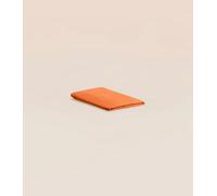 Drap housse 80x200 cm - Lin fançais et belge - Orange - Doux et durable - Tediber