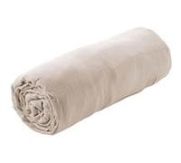 Drap Housse 80x200cm Gaze de Coton Pampa - OUREA - ALTOBUY Beige G