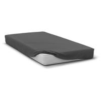 Drap Housse 90x190 cm Gris foncé Bonnet 30 cm- Repassage Ultra Facile - Home linge passion