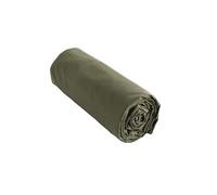 Drap Housse 90x190cm Coton Coloris Romarin - SAMIA -
