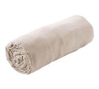 Drap Housse 90x190cm Gaze de Coton Pampa - OUREA - ALTOBUY Beige G