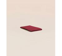 Drap housse 90x200 cm - Percale de coton - Rouge - Idéal en toute saison - Confectionné au Portugal - Tediber