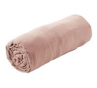 Drap Housse 90x200cm Gaze de Coton Guimauve - OUREA - ALTOBUY Rose G