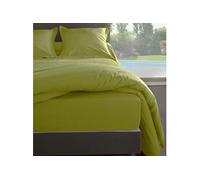 Drap housse Bambou en percale de coton 180 x 200 x 30 cm