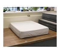 Drap housse blanc 160x200 cm coton -