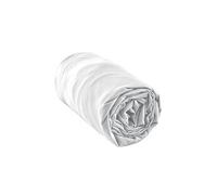 Drap housse blanc 180x200 cm viscose -