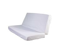 Drap Housse Blanc pour Matelas clic-clac Bonnet 20 cm 130x190