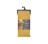 Atmosphera - Drap-Housse en Coton - Jaune Moutarde - Bonnet H30cm - 140x190 cm