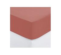 - Drap Housse bonnet 30 cm 100% Coton Esther 160x200 cm - Rose Blush - CARINA